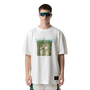 T-SHIRT OVERSIZED SMOKY - OFF WHITE - Garage Streetwear T-SHIRT OVERSIZED SMOKY - OFF WHITE - Garage Streetwear