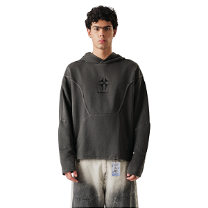 HOODIE THESAINT TRIBE BLACK