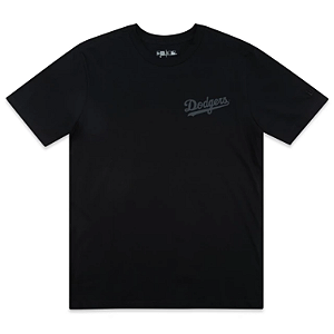 Camiseta Regular MLB Los Angeles Dodgers Back to Black