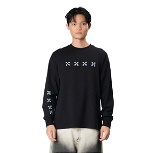 LONG SLEEVE X VARIATION BLACK