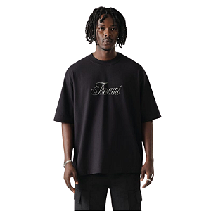 T-SHIRT UNIQUE DINDINHA HEROINE BLACK