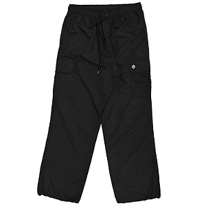 CALÇA ELÁSTICO CARGO MICRO PRETO - JOHN ROGER