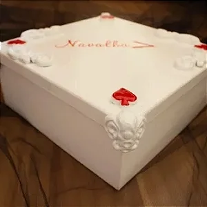 CAIXA MDF MARIA NAVALHA 25 X 25 X 10 CM - 1006