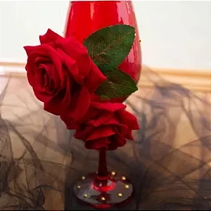 KIT TAÇA PERSONALIZADA + OFERTADOR ROSAS + CARTOLA - 1015
