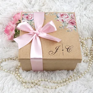 CAIXA MDF PERSONALIZADO PARA LEMBRANCINHA - ROSA BEBÊ - 1032