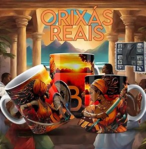 CANECA PORCELANA PERSONALIZADO ORIXÁS REAIS - IANSÃ - 1031