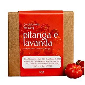 Condicionador Sólido de Pitanga - Hidratação, Brilho, Volume
