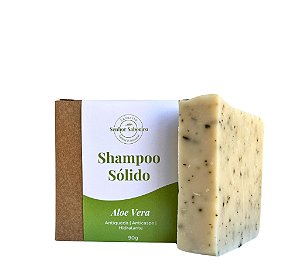 Shampoo de Aloe Vera e Hortelã - Antiqueda / Anticaspa / Hidratante