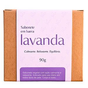 Sabonete de Lavanda - Hidratação, Acalma e Relaxa