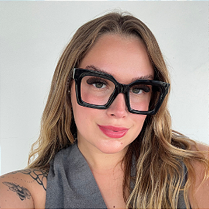 Armação para óculos de grau preto Lilian