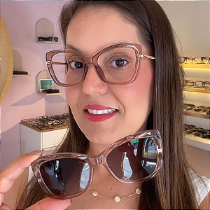 Kit Verão 🌴 - Clipon Luna marrom tranlucido+ Cordão + Limpa lentes – por R$199,00