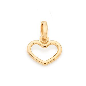 Pingente amor folheado a ouro - Rommanel