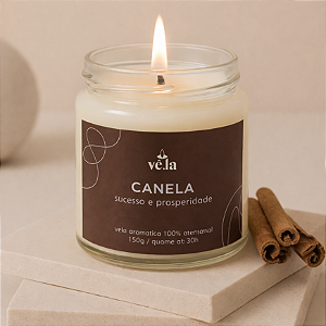 Vela Aromática de Canela (150g)