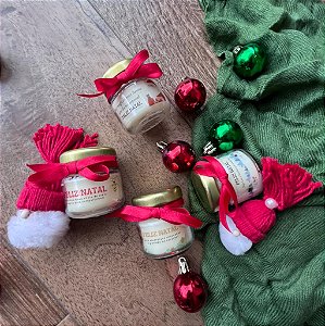 Mini Vela Magia do Natal 30g cada - Aroma Exclusivo de Panettone - Edição Limitada