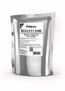 BCAA 2:1:1 Em Pó 500 g Puro Sabor Natural Refil Bodyactive