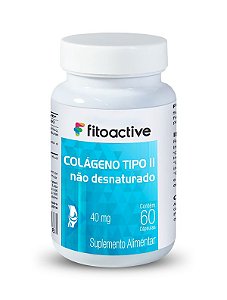 Colágeno Tipo 2 40 mg 60 Cápsulas Fitoactive