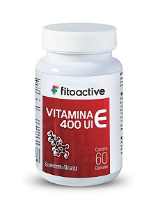 Vitamina E 400 UI 60 Cápsulas Fitoactive