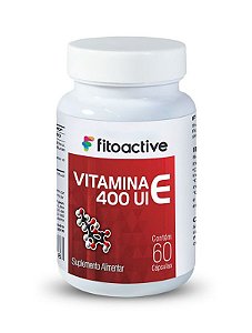 Vitamina E 400 UI 60 Cápsulas Fitoactive