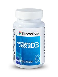 Vitamina D3 2000 UI 60 Cápsulas Fitoactive