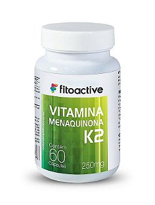 Vitamina K2 MK7 65 mcg 60 Cápsulas Fitoactive