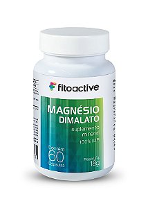 Magnésio Dimalato 400 mg 60 Cápsulas Fitoactive