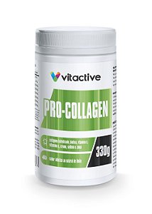 Colágeno Hidrolisado com Vitaminas 330 g - Pro-collagen Limão Vitactive