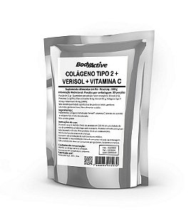 Colágeno Tipo 2 E Verisol Com Vitamina C Em Pó 330 G Refil Bodyactive