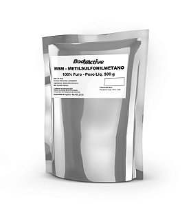 MSM Metilsulfonilmetano PURO 500 G Refil Bodyactive
