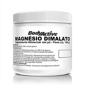Magnésio Dimalato 100 G Bodyactive