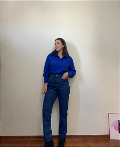 Camisa Carla azul Royal