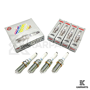 Jogo 4 Velas de Ignição Grau 8 Laser Iridium NGK SILFER8C7ES Golf GTI Jetta GLI A3 TT Audi RS3 RS7