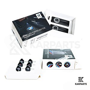 Kit Projetor LED & Slides Luz Porta Dianteira 68mm BMW M2 M3 M4 3 4 5 6 7 8 X3 X4 X5 X6 Z4