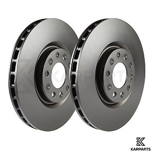Par Disco Freio Dianteiro EBC Brakes RK7442 Jeep Wrangler Chrysler Dodge Town Country