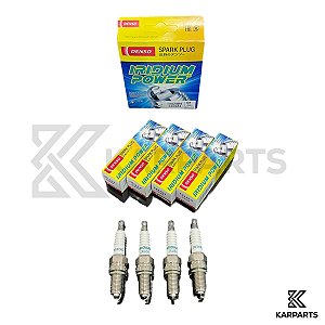 Jogo Velas de Ignição Iridium Power Denso Grau 8 Audi VW EA211 1.0 1.4 TSI Up Polo 5309 IXU24