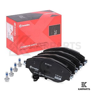 Jogo Pastilha Freio Dianteiro Performance XTRA Brembo P85144X Jetta GLI 2023+ Tiguan Audi S3