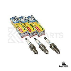 Jogo Velas de Ignição Iridium Power Denso Grau 8 Audi VW EA211 1.0 TSI Up Polo Nivus TCross 5309 IXU24