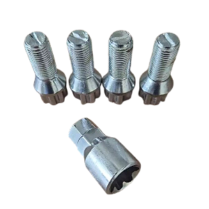 PARAFUSO ANTI-FURTO  segredo M14 x 1,5 MERCEDES B 180 B 200 CLASE C MERCEDES GLA200 contém 4 parafusos e 1 chave