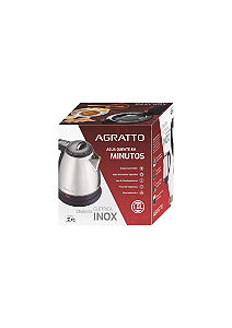 CHALEIRA ELETRICA INOX CE-02 220V AGRATTO