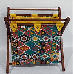 BOLSA PORTA TRICÔ, CROCHÊ, AMIGURUMI, BORDADO