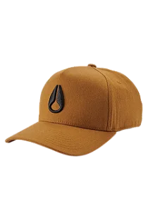 Boné Nixon Deep Down Athletic Snapback Caramelo