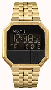 Relógio Nixon Re-Run Dourado