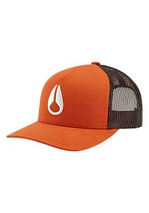 Boné Nixon Iconed Trucker Laranja