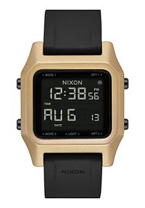 Relógio Nixon Staple Preto / Dourado