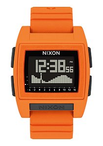 Relógio Nixon Base Tide Pro Laranja