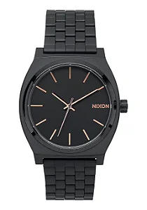 Relógio Nixon Time Teller Preto / Rosé