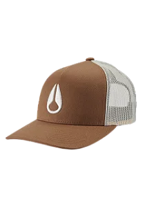 Boné Nixon Iconed Trucker Marrom