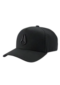 Boné Nixon Deep Down Flexfit Athletic Preto S/M