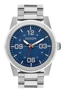 Relógio Nixon Corporal SS Prata / Índigo