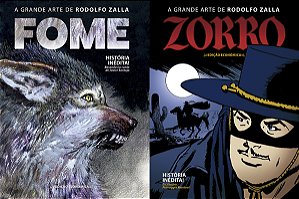 A Grande Arte de Rodolfo Zalla – VERSÃO ECONÔMICA - Quadrinhos inéditos: Zorro & Fome!