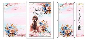 Capa para biblia floral